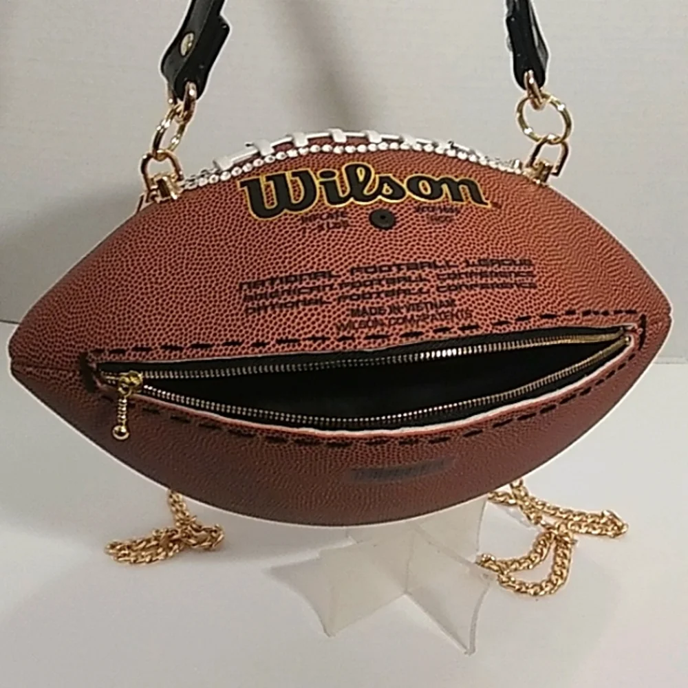 HANDMADE BLING BLING Football Purse 🏈 - Picture 15 of 17